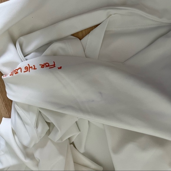 PUMA sz M Central Saint Martins White Wrap Top w/ Orange Strap - Picture 6 of 11